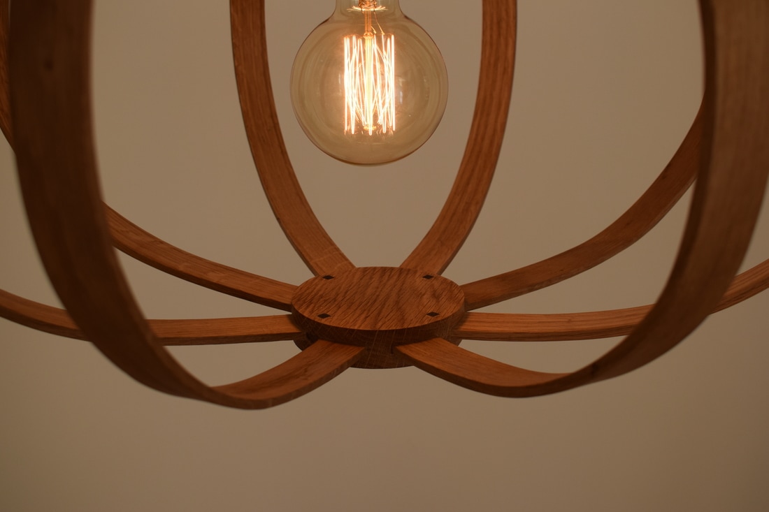 Corax - Oak pendant light | The Lucent Crow - Designer Lighting